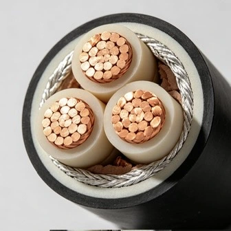 Izolowany kabel zasilający XLPE 8,7/15 kV