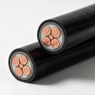 Miedziany, ognioodporny kabel zasilający niskiego napięcia z PVC FR